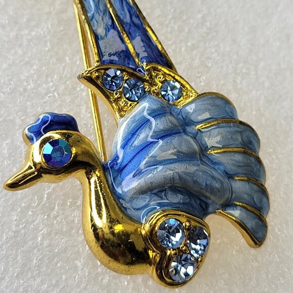 Bird Brooch Pin - Picture 2 of 8